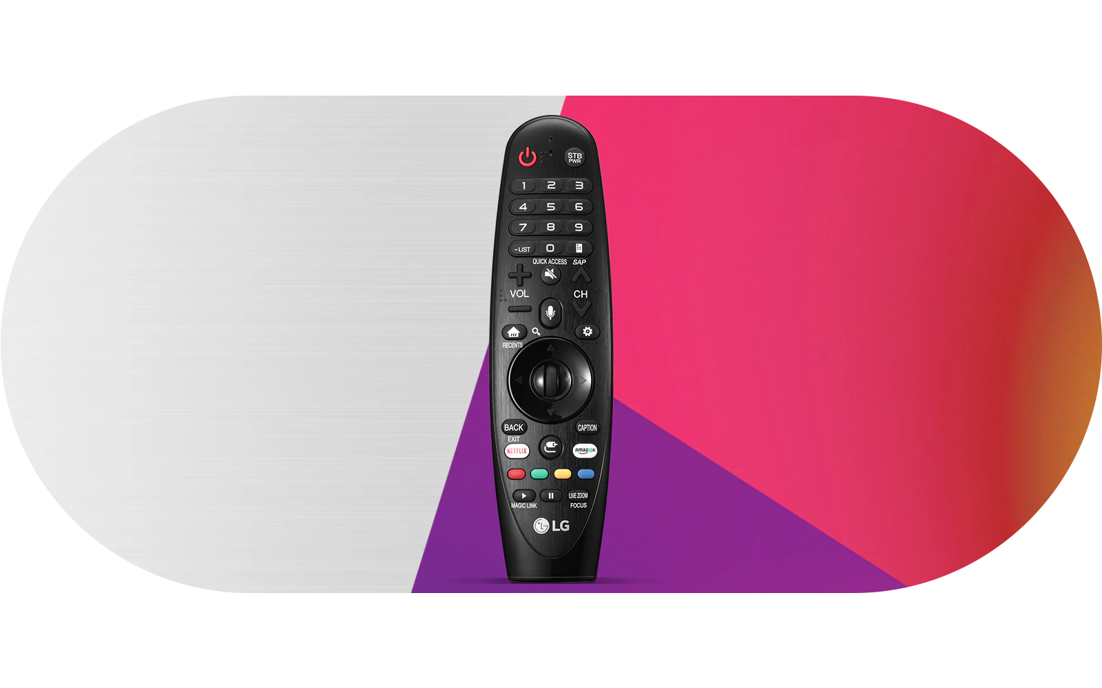 LG Remote met AI Experience, opgenomen in LG AI TV's, omvat toegang tot een chatbot, conciërge en een aangepast profiel.